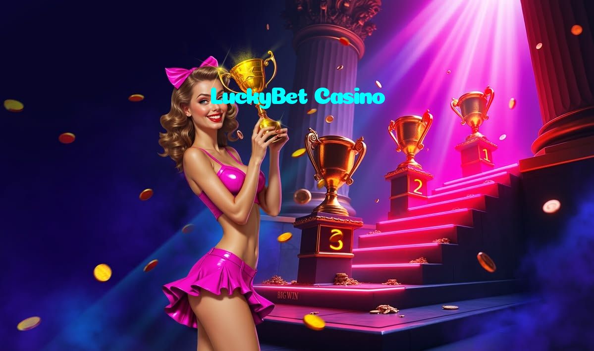 LuckyBet Casino casino presented on mobile device in Pakistan with slots and live games